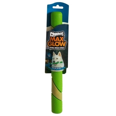 Chuckit Max Glow Ultra Histre Stick Green