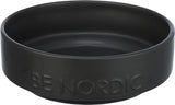 Trixie Be Nordic Hundenapf aus Keramik, Gummi, schwarz