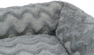 Trixie be eco vital Hundebett Loki Soft Edition recyceltes Grau