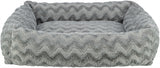Trixie be eco vital Hundebett Loki Soft Edition recyceltes Grau