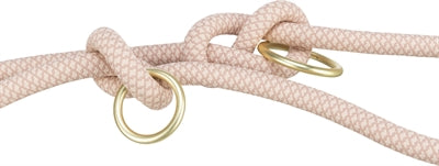 Trixie Soft Rope Hundeleine verstellbar rosa hellrosa
