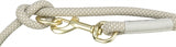 Trixie Soft Rope Hundeleine verstellbar grau hellgrau