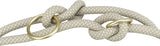 Trixie Soft Rope Hundeleine verstellbar grau hellgrau