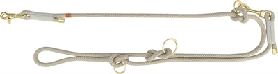 Trixie Soft Rope Hundeleine verstellbar grau hellgrau