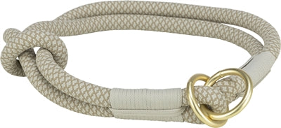 Trixie Hundehalsband Soft Half-Slip Grau Hellgrau