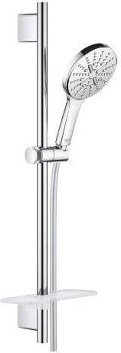 Grohe Rainshower Smartactive 130 Duschstangenset – 90 cm – mit Seifenschale – Chrom – 26548000
