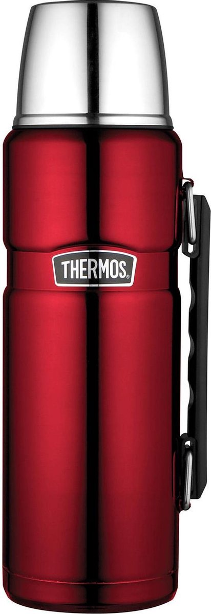 Thermos king fles - 1,2 liter - zilverkleurig