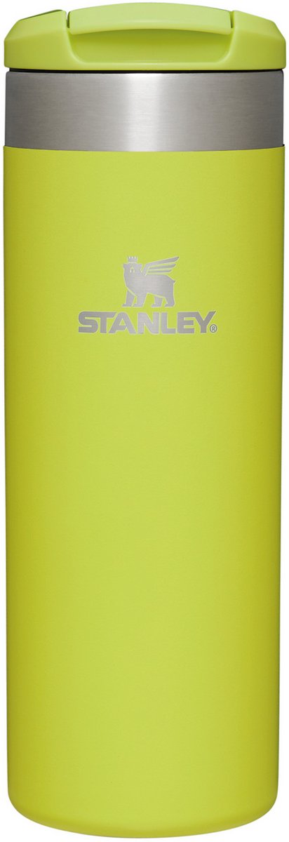 Stanley Aerolight Transit Thermobecher 0,47 l – hält 6 Stunden warm – 8 Stunden kalt – spülmaschinenfest – auslaufsicher – geeignet für Getränkehalter im Auto – Kaffeetassen to go – elektrisch gelb