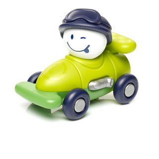 Smartmax Mein erstes Auto – Magnetisches Rennauto bauen – Buntes Fahrzeugset – Lernspielzeug für Kleinkinder – ab 1 Jahr