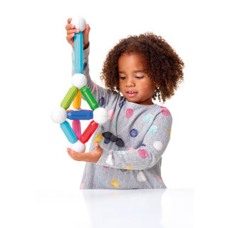 Smartmax Mein erstes Baukastenset – Magnetisches Bauspielzeug – 20-teiliges Set mit gebogenen Stangen – Lernspielzeug für Kleinkinder – ab 1 Jahr