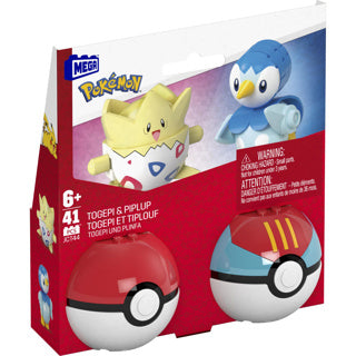 Mattel Mega Construct Pokemon-Bauset – Piplup und Togepi