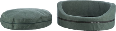 Trixie Dog Basket Citystyle Oval Dark Green