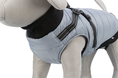 Trixie Dog Jacket Pontis With Tuig Gray