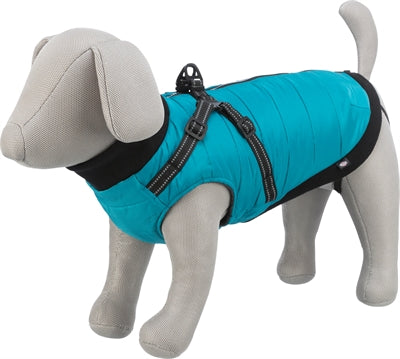 Trixie Dog Jacke Pontis mit Tuig Aqua