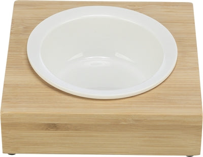 Trixie Food Bowl Water Bowl med holder keramisk bambus