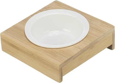 Trixie Food Bowl Water Bowl med holder keramisk bambus