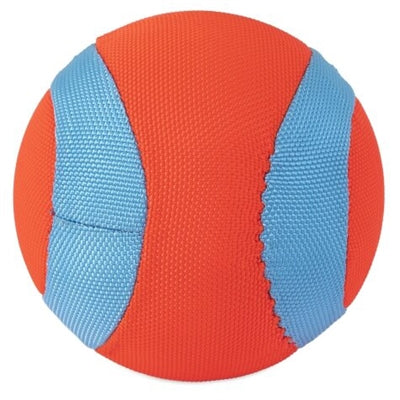 Chuckit! Mega-Amphibienball - Hundespielzeug - Hundeball - Chuckit-Ball - schwimmend - für im Wasser - orange blau - ø 11,5 cm