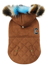 Croci Dog Coat Shearling foret brun