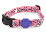 Morso Hundehalsband recyceltes süßes Tweet-Rosa