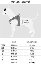 Morso Hundegeschirr Body Mesh recyceltes Vollmetall Hund braun