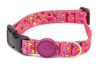 Morso Hundehalsband recycelt rosa Think Pink