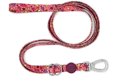 Morso Hundeleine verstellbar recyceltes Pink Think Pink