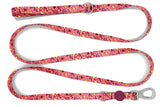 Morso Hundeleine verstellbar recyceltes Pink Think Pink