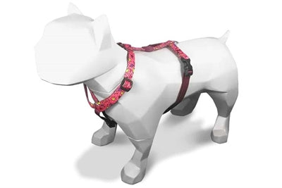 Morso Hundegeschirr H-Geschirr recycelt Pink Think Pink