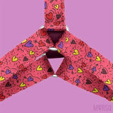 Morso Hundegeschirr H-Geschirr recycelt Pink Think Pink