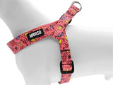 Morso Mini-Hundegeschirr, verstellbar, recyceltes Rosa, Think Pink