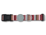 Morso Hundehalsband recycelt Skyline rot rosa