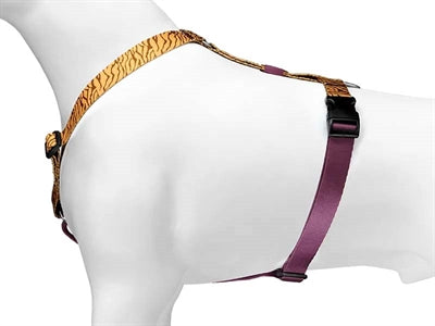 Morso Dog harness H-Her Recycled Jungle Drum Oranje