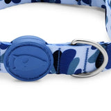 Morso Hundehalsband recyceltes Spritzblau