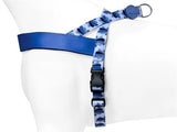 Morso norwegisches Hundegeschirr, recycelt, Spritzblau