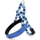 Morso norwegisches Hundegeschirr, recycelt, Spritzblau