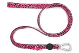 Morso Hundeleine, verstellbar, recycelte Blase, Leo-Rosa