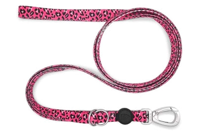 Morso Hundeleine, verstellbar, recycelte Blase, Leo-Rosa