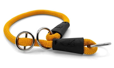 Morso Half Slip Hundehalsband, normales Seil, recyceltes Gold, Gold