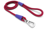 Morso Dog correa regular cuerda reciclada rojo terciopelo rojo