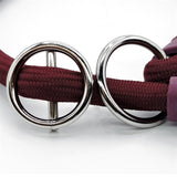 Morso Half Slip Hundehalsband aus weichem Seil, recyceltes Pflaumenviolett