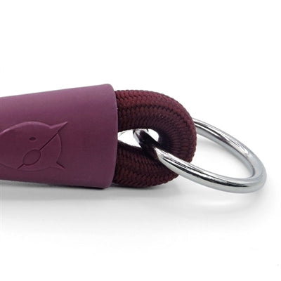 Morso Half Slip Hundehalsband aus weichem Seil, recyceltes Pflaumenviolett