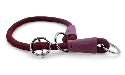 Morso Half Slip Hundehalsband aus weichem Seil, recyceltes Pflaumenviolett