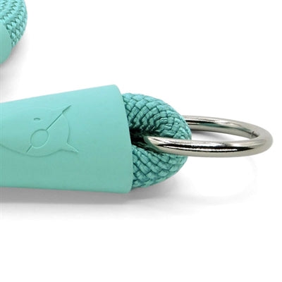 Morso Half Slip Hundehalsband, normales Seil, recyceltes Aquamarinblau