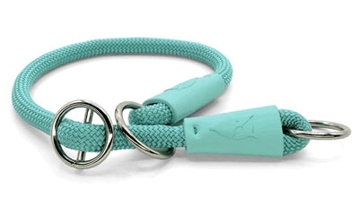 Morso Half Slip Collar Dog Regular Rope Recycled Aquamarine Blue