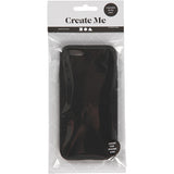 iPhone-Hülle mit Stickerei, Größe 6 6s, Größe 6,8 x 13,8 cm, Dicke 8 mm, schwarz, 1 Stück