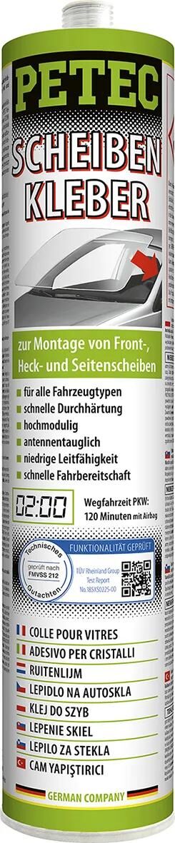 Petec Fensterkleber 1K Fensterkleber 310ml Kartusche