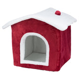 Trixie Xmas Katzenbetthaus rot weiß
