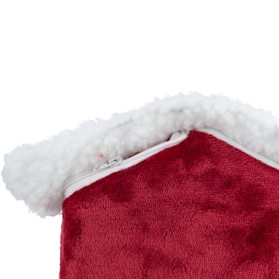 Trixie Xmas cuddly cave degoe rood wit