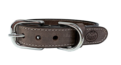 Sazzz collar dog nomad vintage leather brown