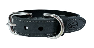 Sazzz Kragen Hund Nomad Vintage Leder Anthrazit